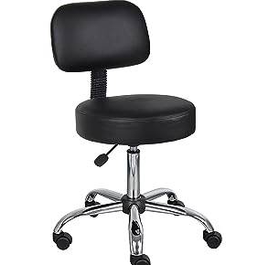 Revolving Stool Chair With Backrest