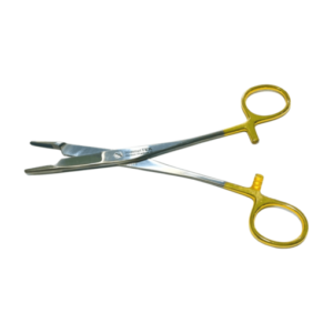 Himmel Tek – TC Gold Plated Olsen Hegar Needle Holder and Scissor, 6.25inch