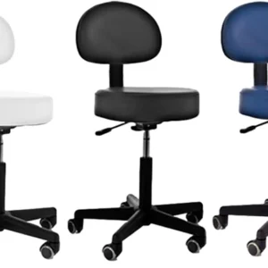 Seating stool with backrest gas lift
